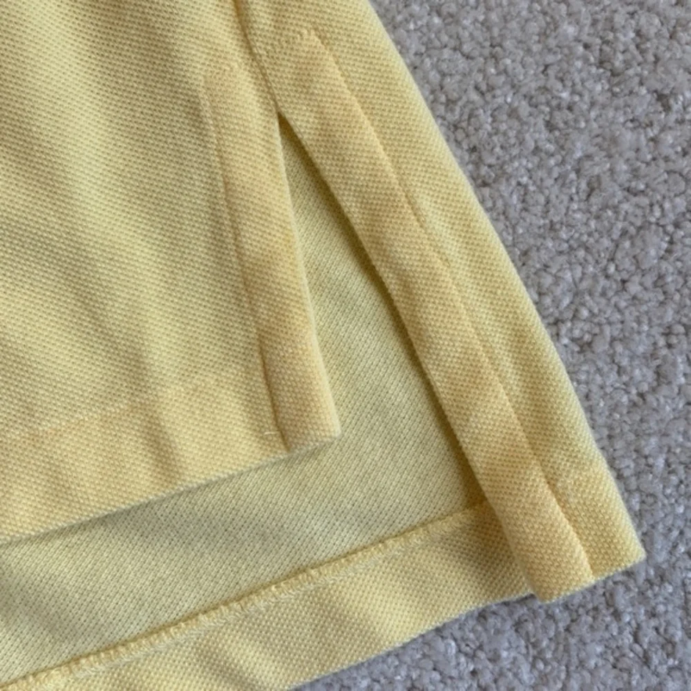 Polo Ralph Lauren Mens 4XLT Big Tall Short Sleeve Pique‎ Polo Shirt Yellow Pony